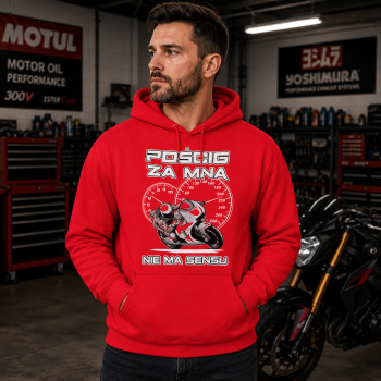 BLUZA Z KAPTUREM M8 POŚCIG ZA MNĄ